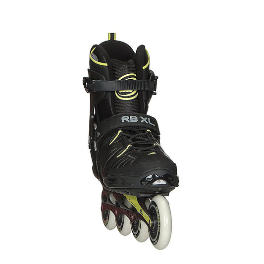 Rollerblade RB XL Men's Adult Fitness Inline Skate, Black and Lime, High Performance Inline Skates