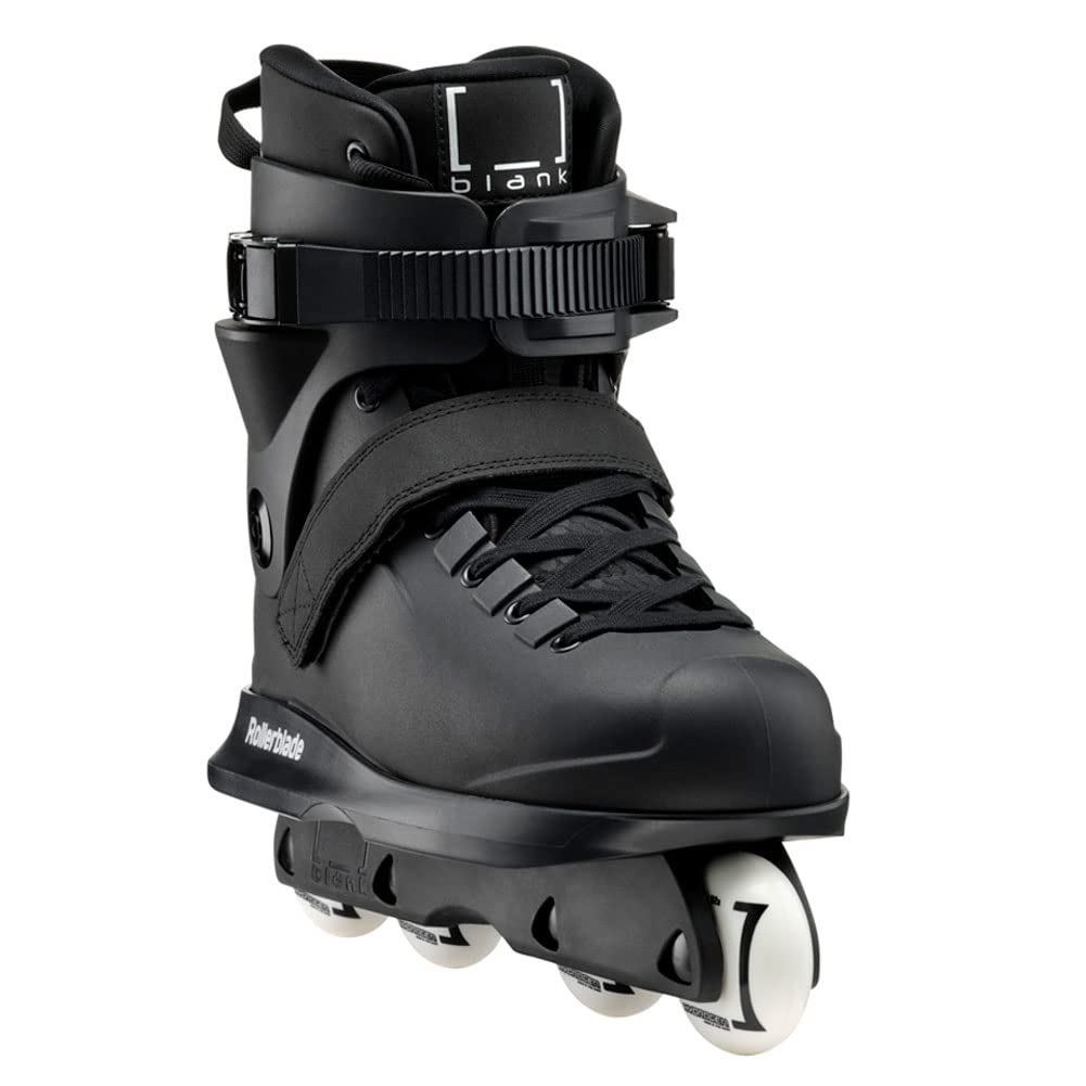 Rollerblade Blank Unisex Adult Fitness Inline Skate, Black, Urban Performance Inline Skates