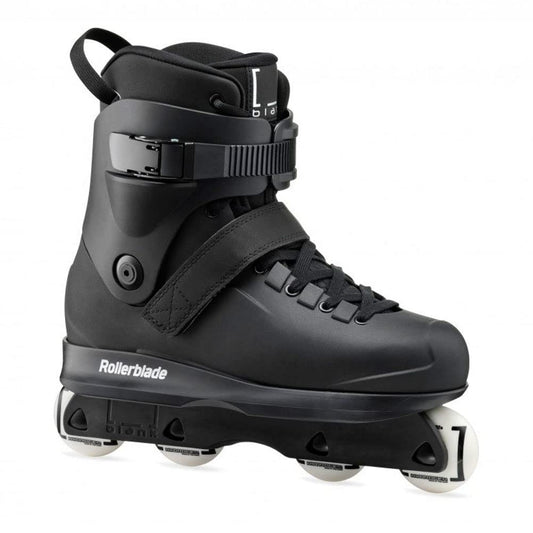 Rollerblade Blank Unisex Adult Fitness Inline Skate, Black, Urban Performance Inline Skates