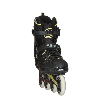 Rollerblade RB XL Men's Adult Fitness Inline Skate, Black and Lime, High Performance Inline Skates