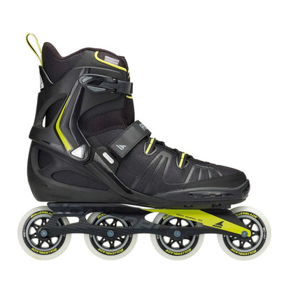 Rollerblade RB XL Men's Adult Fitness Inline Skate, Black and Lime, High Performance Inline Skates