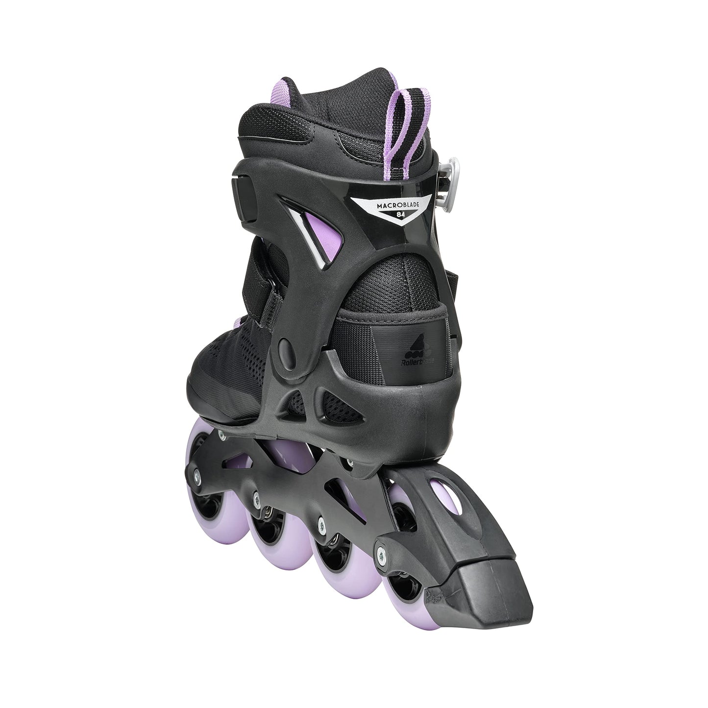 Rollerblade Macroblade 84 Women's Adult Fitness Inline Skate, Black & Lavender, Performance Inline Skates