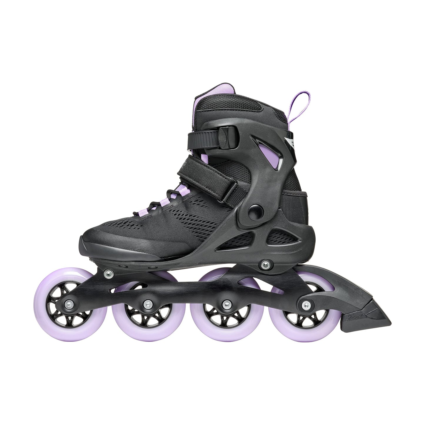 Rollerblade Macroblade 84 Women's Adult Fitness Inline Skate, Black & Lavender, Performance Inline Skates